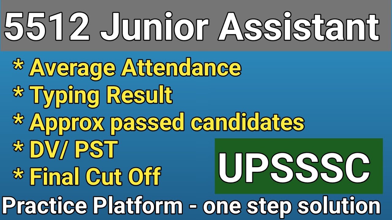 5512 typing result, 5512 Final Cut Off, # JA 5512 typing result,