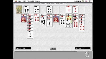 Apple Macintosh Longplay - Absolute Solitaire - Rank and File