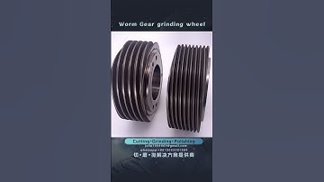 CNC worm gear grinding wheel #geargrinding #wormgear #electroplating #turbinegrinding