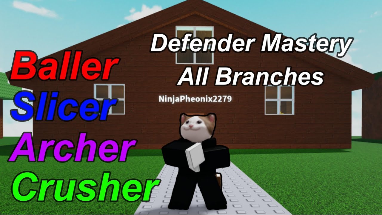 Roblox Ability Wars | Completing all Branches of Defender Mastery