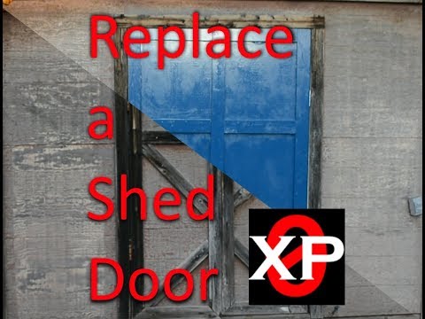 Replace a Wood Shed/Barn Door, How To