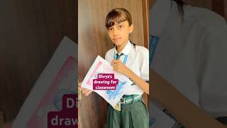 Divya’s drawing for classroom decoration / Simple drawing for classroom decoration #shorts #draw