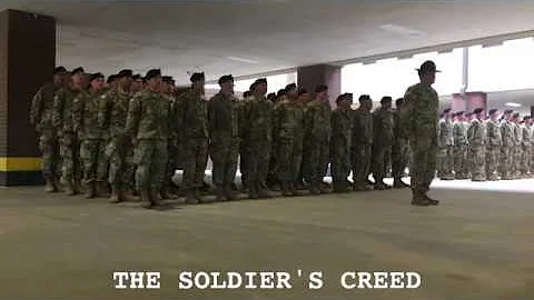 SOLDIER'S CREED IN ACTION WITH CAPTIONS