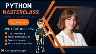 Small Demonstration of Python Master class of Newbieron Technologies | #newbieron