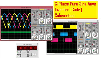 3-Phase Pure Sine Wave Inverter | Code | Schematics | PCB Design