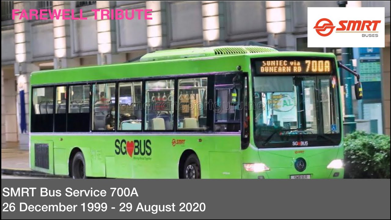 SMRT Bus Service 700A Farewell Tribute
