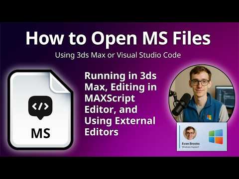 How to Open MS Files (Maxwell Script)