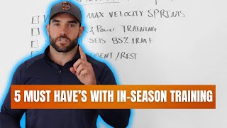 IN-SEASON Training For ATHLETES