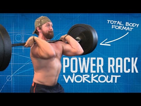 Power Rack Workout Routine [4 Exercises | Full-Body Training]