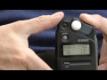 Using the Sekonic L308S incident/flash lightmeter