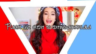 Christmas Themed Triangle Transition Green Screen