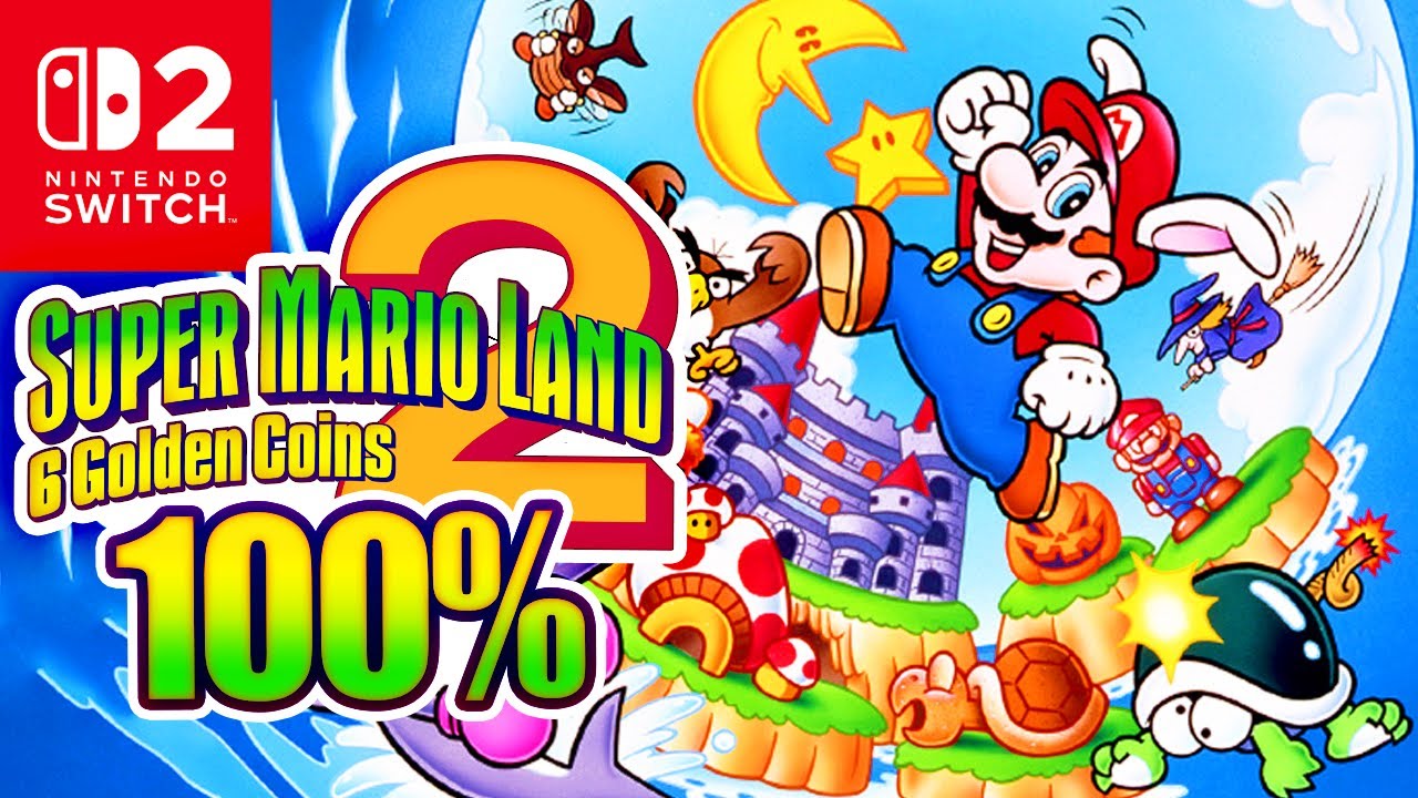 Super Mario Land 2 (Nintendo Switch 2) - 100% Longplay Full Game Walkthrough Gameplay Guide