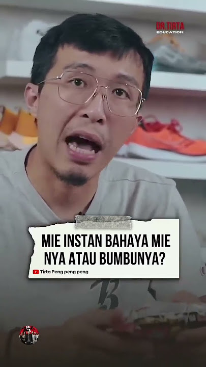 Bahaya mie instan menurut dr tirta #shorts #tips #kesehatan #tipskesehatan