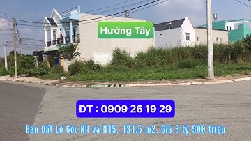 Bán Đất Lô góc KDC Đặng Huỳnh Tân Kim Cần Giuộc Long An "ĐT 0909261929" Chị Cúc