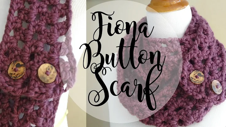 Learn to Crochet the Fiona Button Scarf