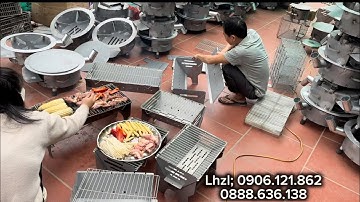 🔥♨️. BẾP NƯỚNG LẮP RÁP CHÂN ÁI CHO MÙA ĐÔNG LẨU - NƯỚNG 