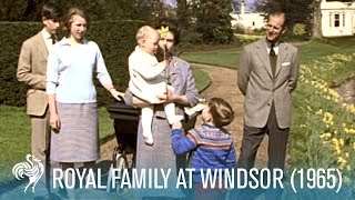 Royal Family At Windsor: Queen Elizabeth II \& Prince Philip (1965) | British Pathé