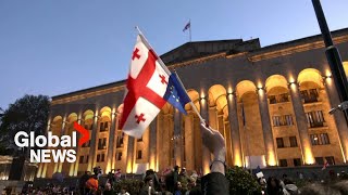 Georgia's "foreign agents" bill sparks protests as parliament approves first reading