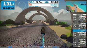 Ride 413   Watopia   Ocean Lava Cliffside Loop