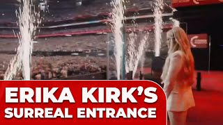 Erika Kirk's STUNNING and SURREAL ENTRANCE at CHARLIE KIRK MEMORIAL