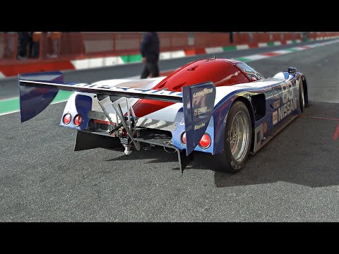 The 800hp/900kg Japanese Group C Monster; 1990 Nissan R90CK engine