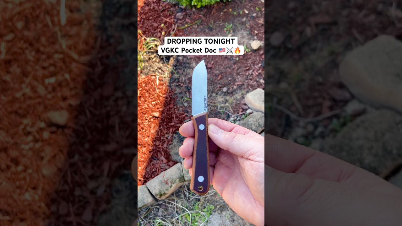 Нож Pocket Doc с фиксированным лезвием, произведенный в США. 🇺🇸⚔️🔥 