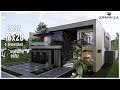 House Design | Modern House Design | 16x20m 2 Storey | 5 Bedrooms