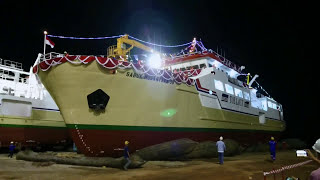 Peluncuran Kapal Perintis 1200GT Sabuk Nusantara 96 di PT. Pahala Harapan Lestari