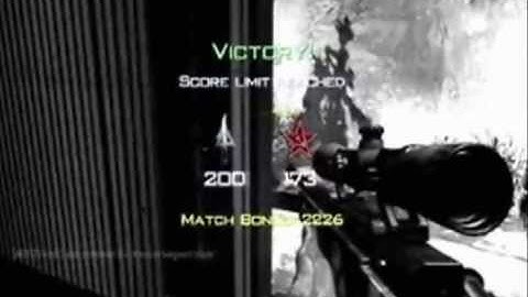 7 MAN FINAL KILLCAM-- MW3 -- AMAZING SHOT