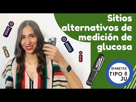 Sitios alternativos de medición de glucosa/Sitios alternativos de punción.