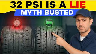 32 PSI Is Destroying Your Tires — Here's What Your Door Sticker Hides!