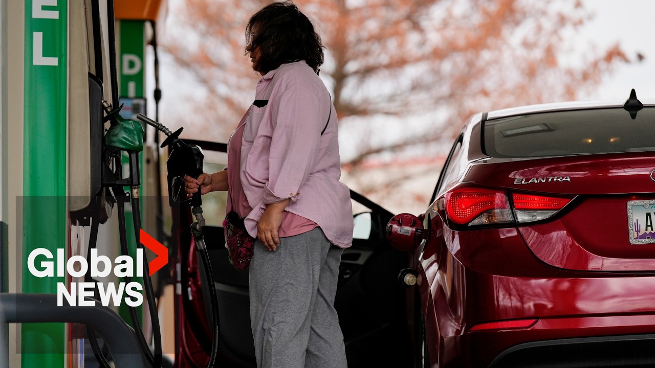 Global markets fall as oil prices surge amid war in Iran - YouTube
