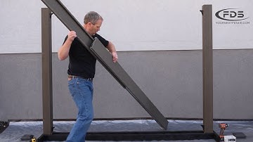 How to Install Trex Fencing: Seclusions Fence