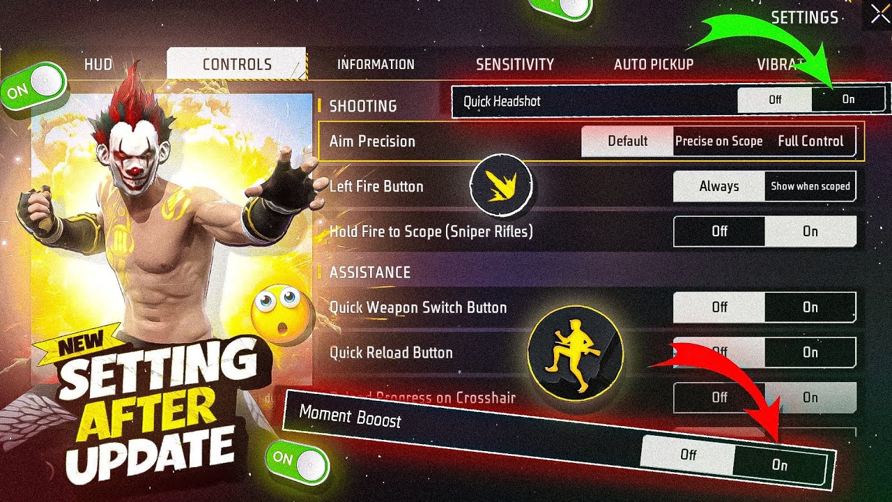 New Control Setting After Update💀🔥| Headshot Setting Free Fire | Pro ...