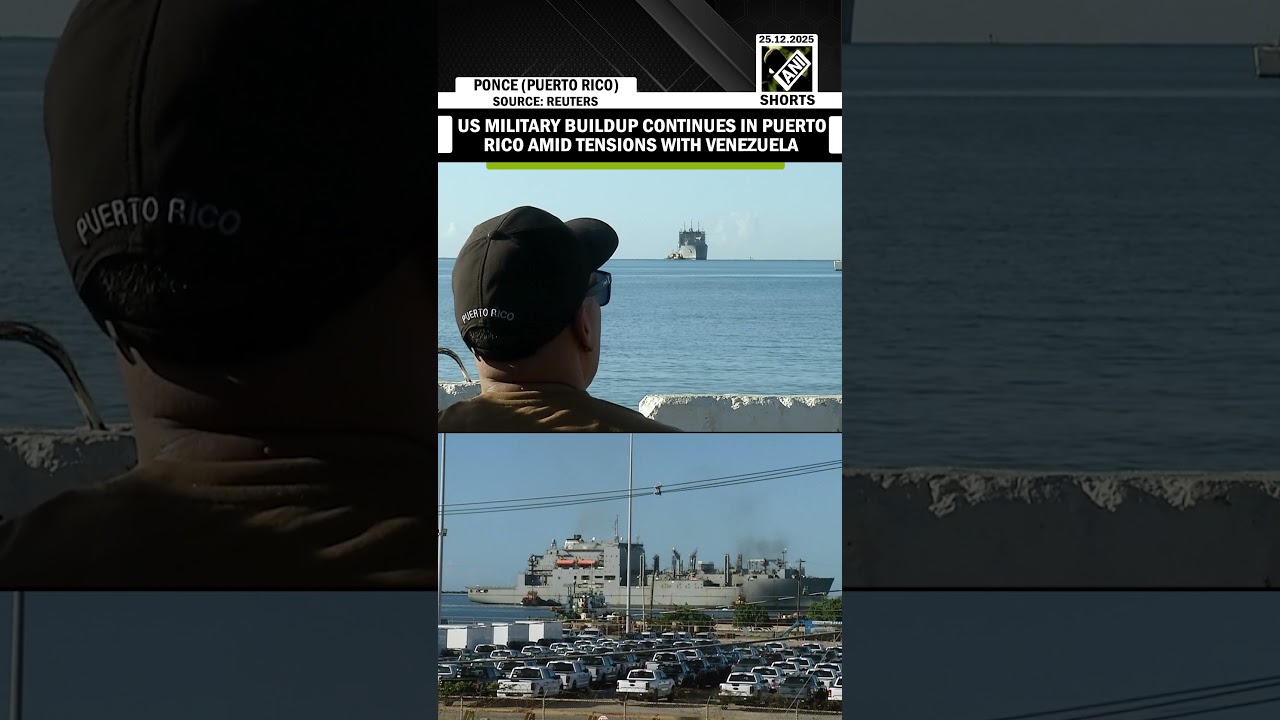 U.S. military buildup continues near Venezuela, naval cargo ship docks in Puerto Rico