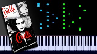 Video thumbnail of "The Baroque Ball from Cruella OST Piano Tutorial"