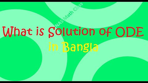 What is Solution of ODE | Verification of solution(Example) | Explicit and Implicit Solutions:Part-1