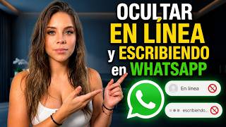 Como OCULTAR EN LÍNEA y ESCRIBIENDO en WHATSAPP screenshot 1