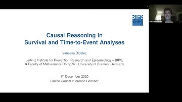 Vanessa Didelez: Causal reasoning in survival and time-to-event analyses