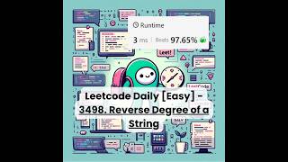 3498. Reverse Degree of a String [Easy] | Leetcode Daily | 9-20-26