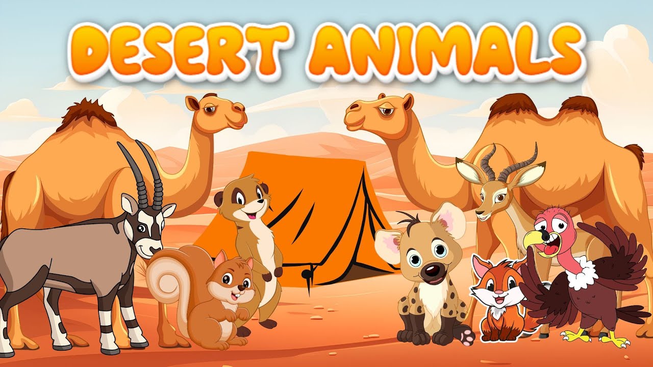 Most Popular Desert Animals for kids | Animals Names and Fun Facts ...