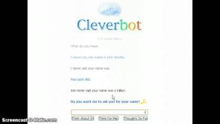 Cleverbot|I think its broken|part 1