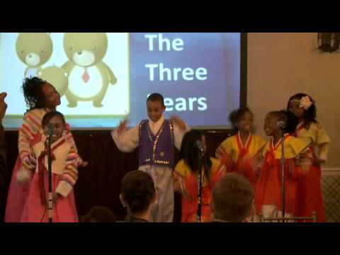 Bronx Better Learning 1st Grade Students Sing Korean Song 