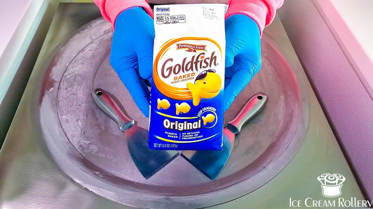 Ice Cream Rolls Goldfish Crackers YouTube