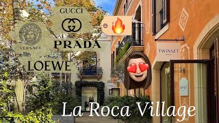 La Roca Village 2021 | Barcelona Outlet | Gucci Prada Max Mara Loewe Versace etc. | SALE