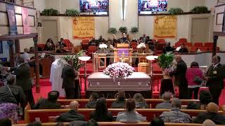Homegoing for Barbara M. Moore, Mt. Zion Magothy, Johnnie J. Randolph, pastor