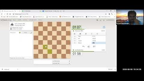 IM Ravi Teja blindfold Chess playing with invisible pieces