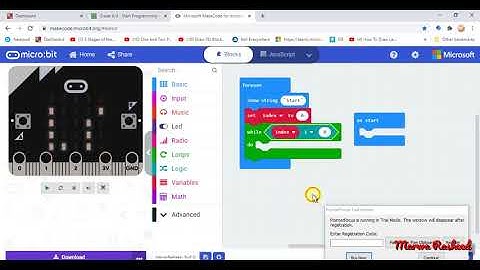 While Loop by Make Code Website
