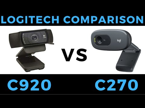 Обзор и сравнение веб-камер Logitech C920 и C270 — тест видео и микрофона