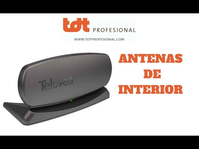 ANTENA INTERIOR/EXTERIOR TV AMPLIFICADA TDT AXIL AN0264E - Bierzo  Technologies